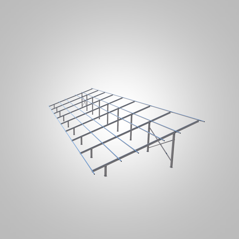 STRUCTURE METALLIQUE NOIR Type 2R a Base IPE-image-1